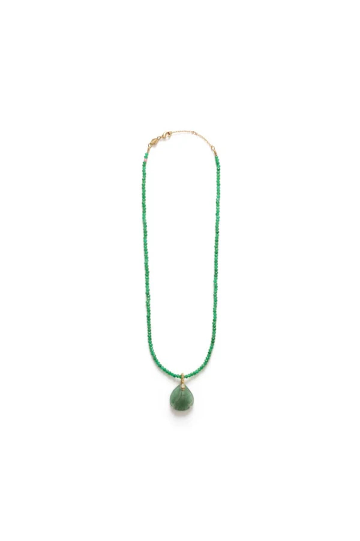 Smykker | Little Swimmer Necklace - Green Jade